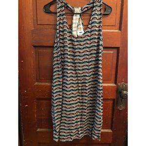 Old Navy Halter Back Patterned Shift Dress